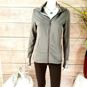 Mondetta warm athletic jacket hood and thumb holes